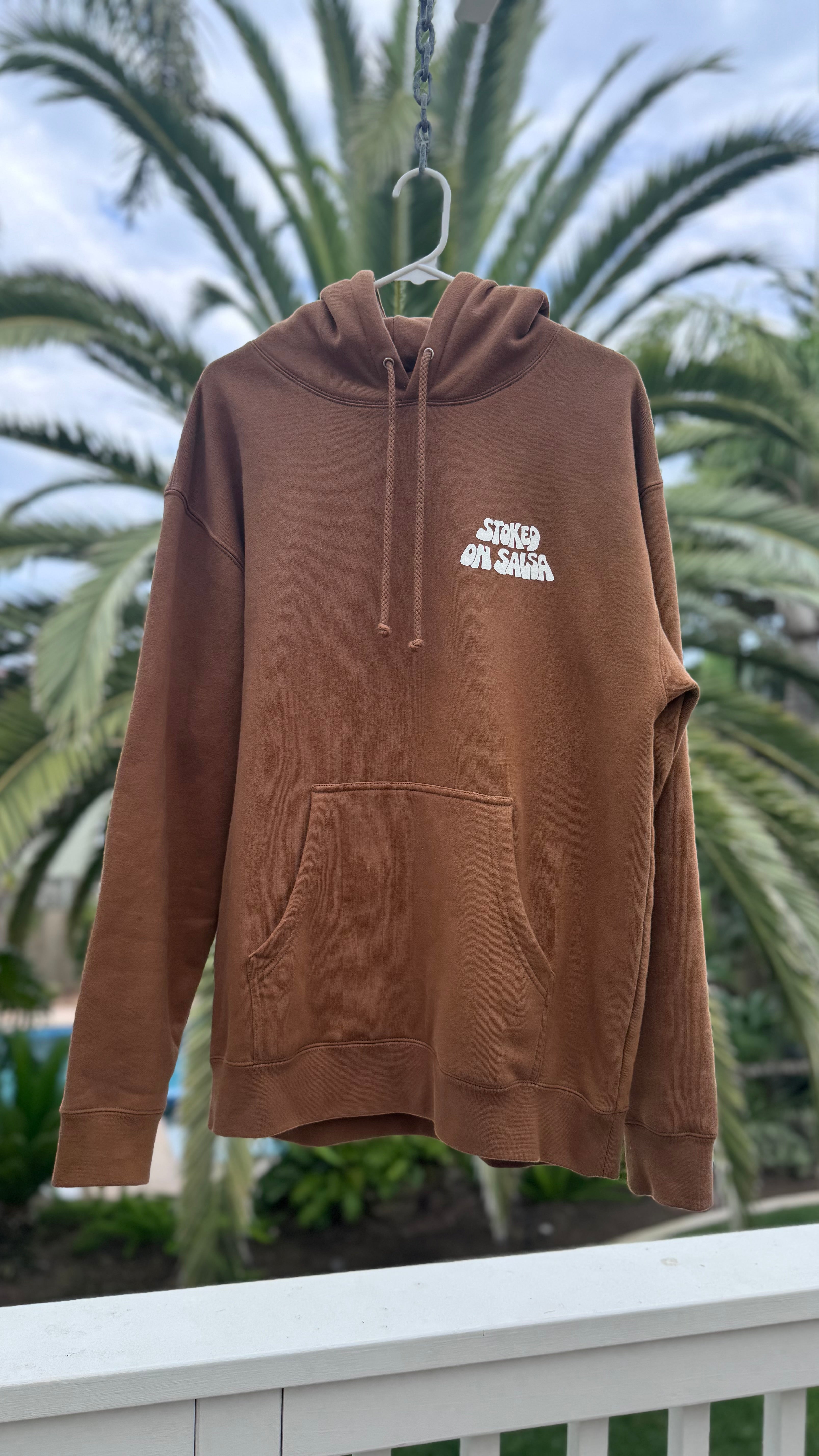 Classic SOS Hoodie Brown