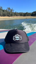 Load image into Gallery viewer, Black SOS Trucker
