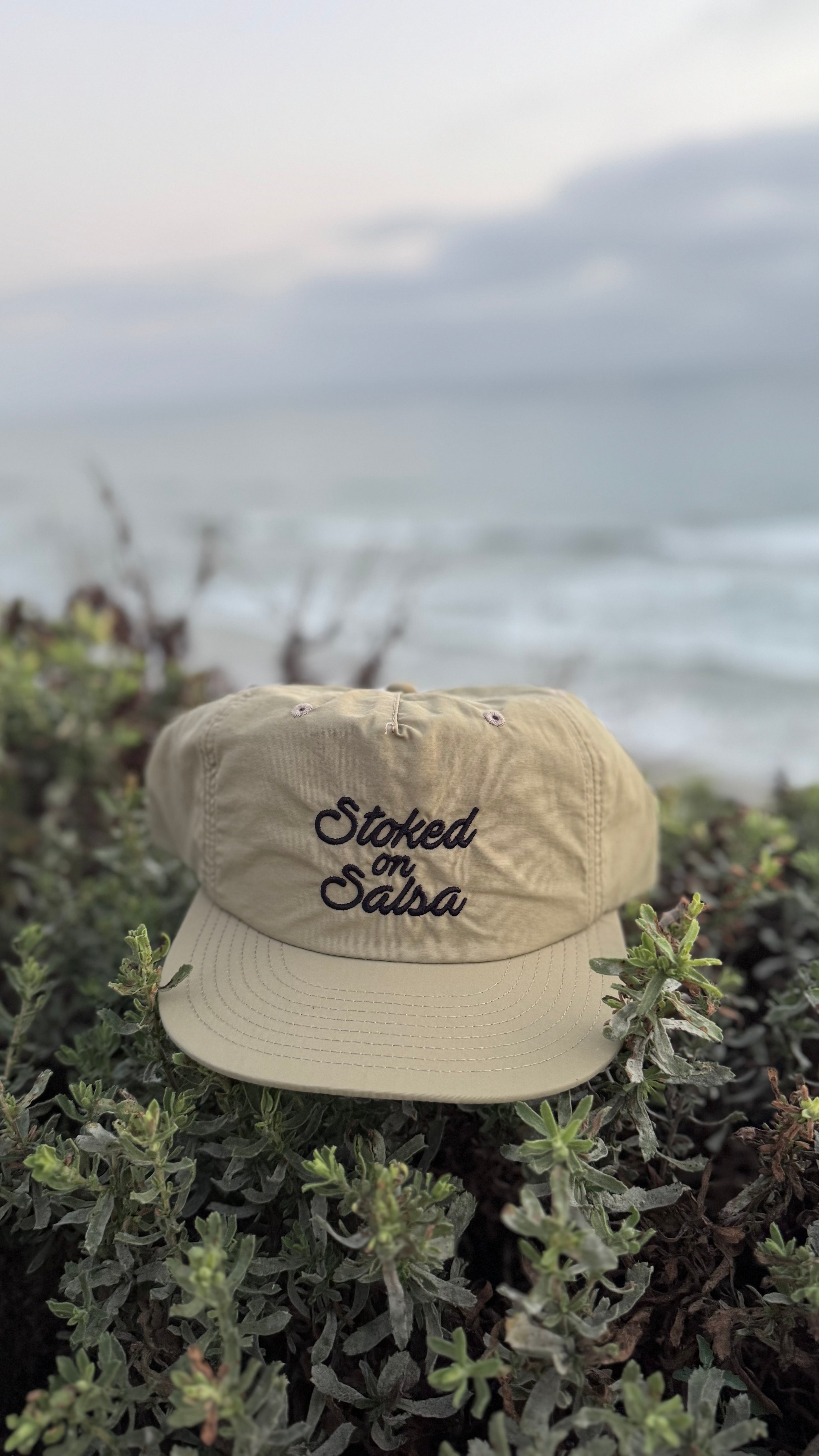 Khaki Nylon SnapBack