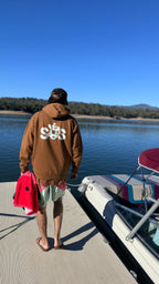 Classic SOS Hoodie Brown