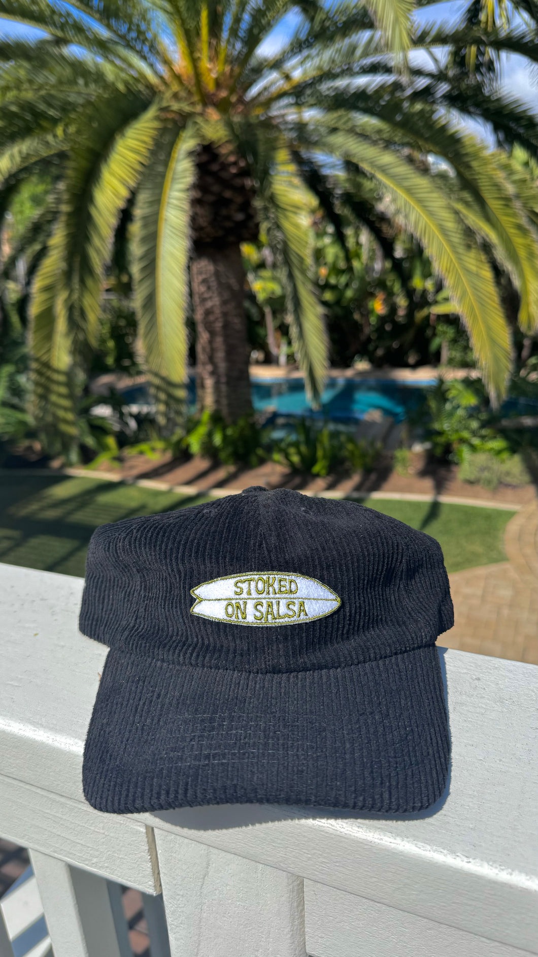 Black SOS Corduroy Surfboard