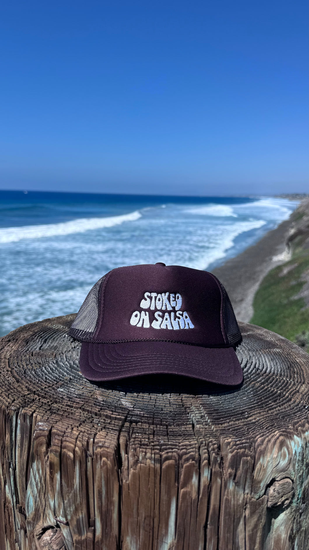 SOS Trucker Snapback Brown